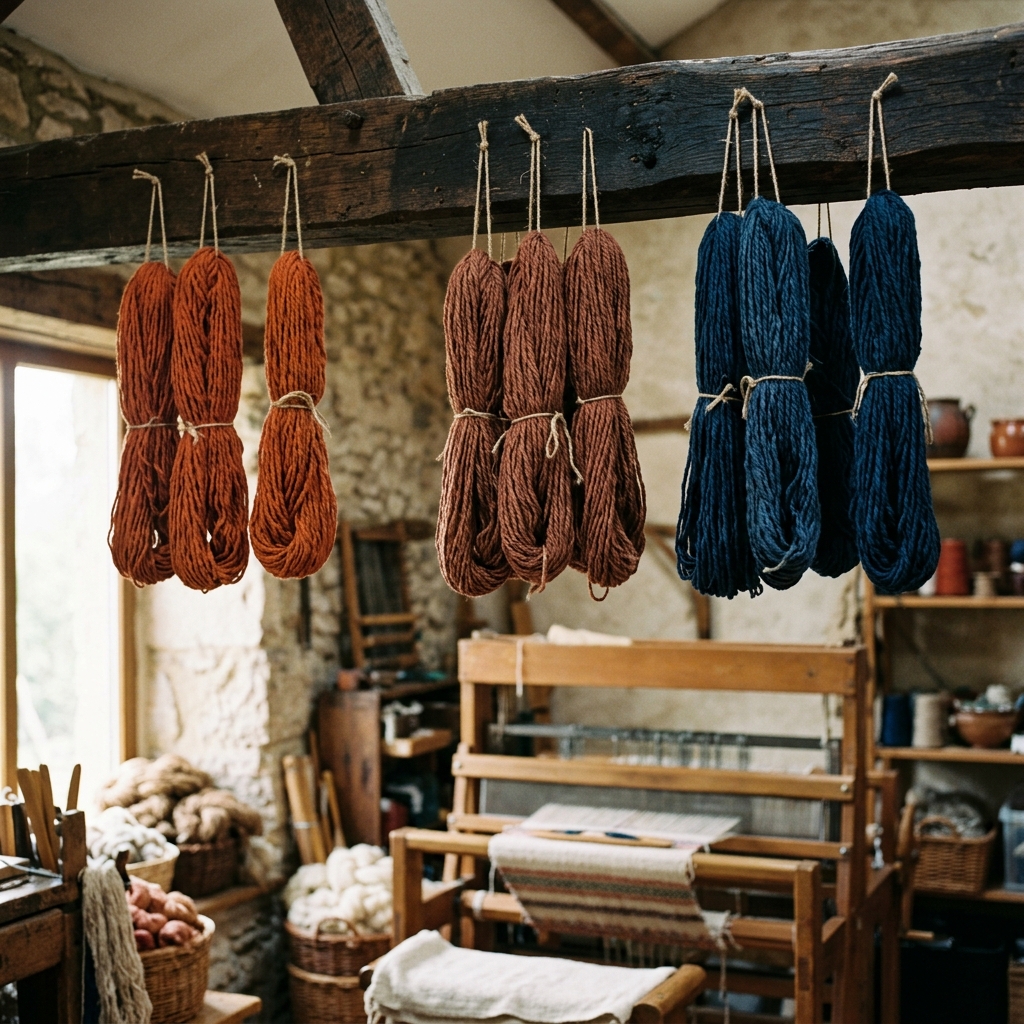 Pure organic vegetable and mineral dyes